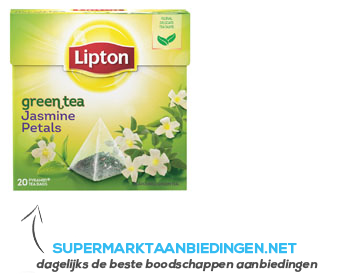 Lipton Groene thee jasmine petals aanbieding