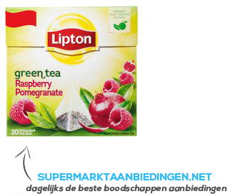 Lipton Groene thee raspberry & pomegranate