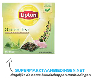 Lipton Groene thee sencha aanbieding