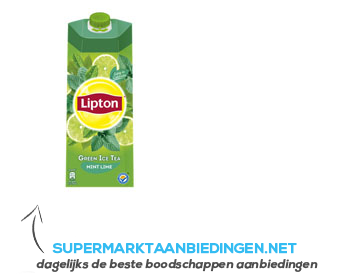 Lipton Ice tea green mint-lime aanbieding