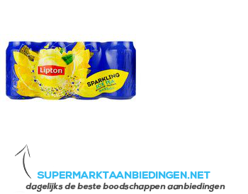 Lipton Ice tea sparkling 8-pack aanbieding