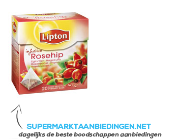 Lipton Rosehip tea aanbieding
