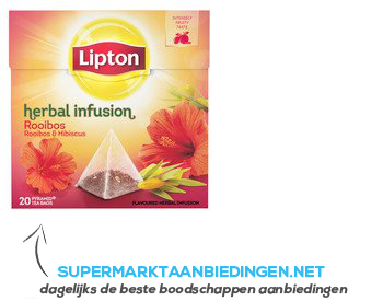 Lipton Thee rooibos aanbieding