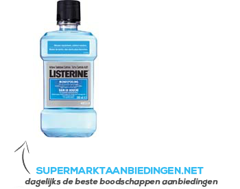 Listerine Mondwater anti-tandsteen active aanbieding