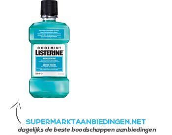 Listerine Mondwater coolmint aanbieding