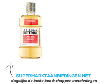 Listerine Mondwater original aanbieding