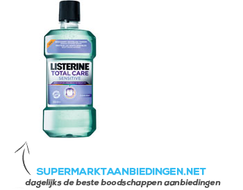 Listerine Mondwater total care sensitive aanbieding