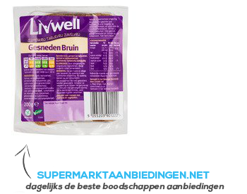 Livwell Bruin brood glutenvrij aanbieding