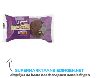 Livwell Chocolade muffins glutenvrij aanbieding