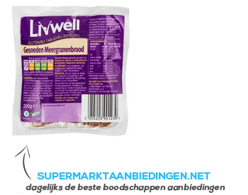 Livwell Meerzaden brood glutenvrij aanbieding