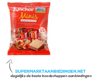 Loacker Minis napolitaner aanbieding