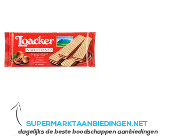 Loacker Napolitaner aanbieding