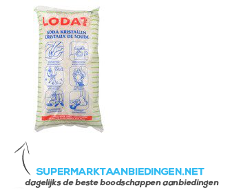 Loda Soda kristallen aanbieding