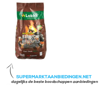 Lokkii BBQ briquettes instant lighter aanbieding