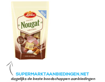 Lonka Nougat amandel mix aanbieding