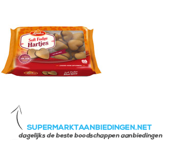 Lonka Soft fudge hartjes aanbieding