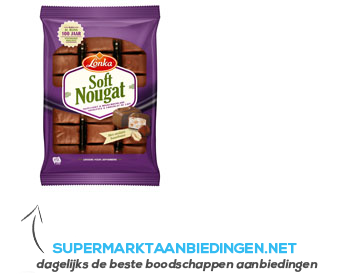 Lonka Soft nougat melkhazelnoot aanbieding