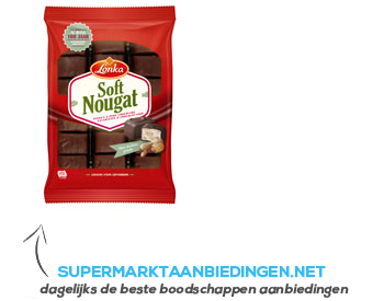 Lonka Soft nougat pinda puur aanbieding