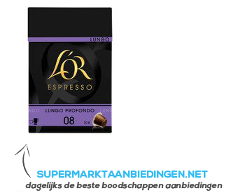 L'OR Espresso lungo profondo aanbieding