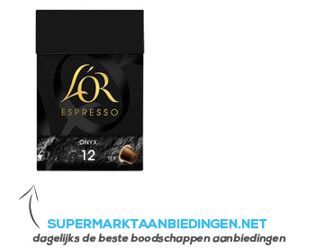 L'OR Espresso onyx aanbieding