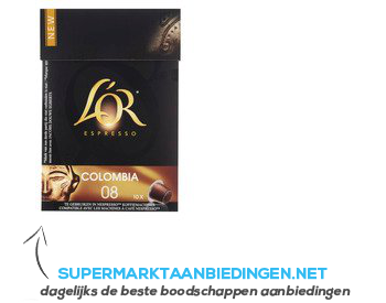 L'OR Espresso origines Colombia intense aanbieding