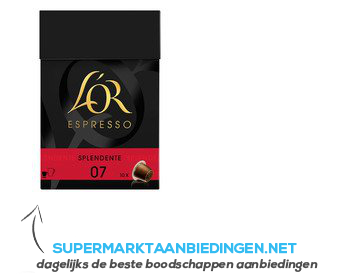 L'OR Espresso splendente aanbieding