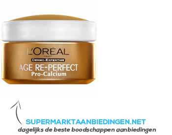 L'Oréal Age re-perfect calcium dagcrème aanbieding