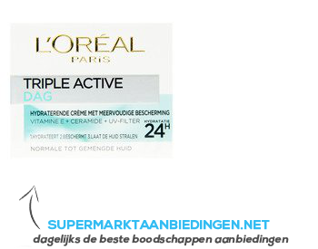 L'Oréal Dagcrème normale tot gemengde huid aanbieding