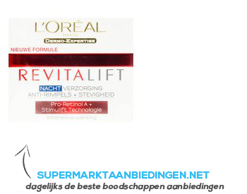 L'Oréal Dermo expertise revitalift nachtcrème aanbieding