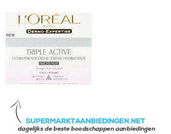 L’Oréal Dermo triple active night aanbieding