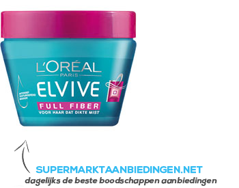 L'Oréal Elvive full fiber masker aanbieding