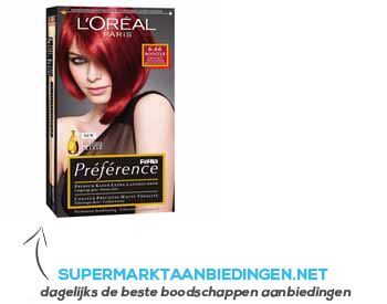 L’Oréal Feria Preference 6.66 aanbieding