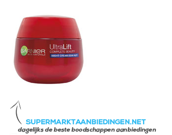L’Oréal Garnier skin naturals ultra lift nacht aanbieding