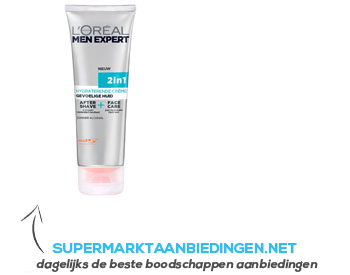 L’Oréal Men expert 2-in-1 sensitive skin tube aanbieding