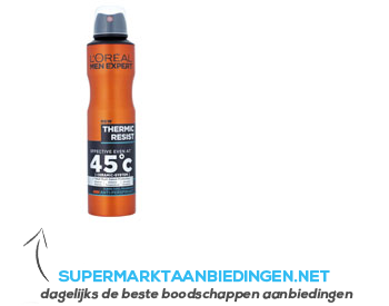 L'Oréal Men expert deo thermic resist spray aanbieding