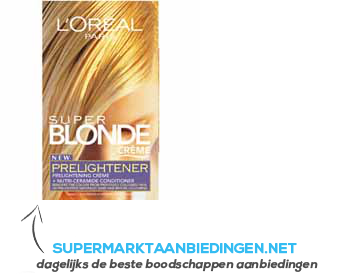 L'Oréal Perfect blonde superblonde aanbieding