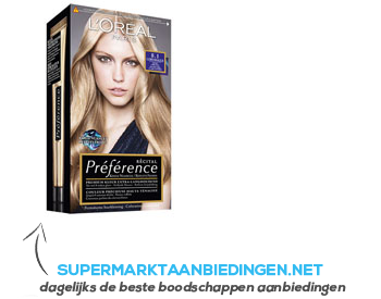 L'Oréal Préférence 8.1 Copenhague aanbieding