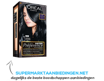 L'Oréal Preference feria haarkl.1.07 ultra zwart aanbieding