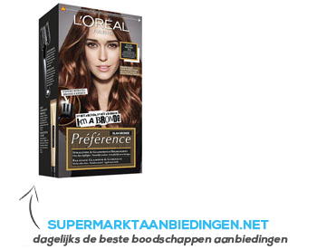 L’Oréal Préférence Glam highlight 6 Mahogany aanbieding