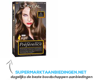 L’Oréal Récital Préférence 6 donkerblond aanbieding