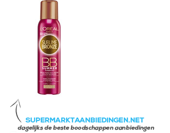 L'Oréal Sublime bronze legs aanbieding