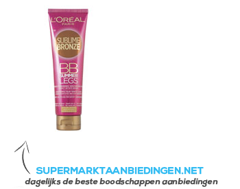 L'Oréal Sublime bronze summer legs aanbieding