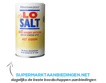 LoSalt Mineraalzout met jodium aanbieding