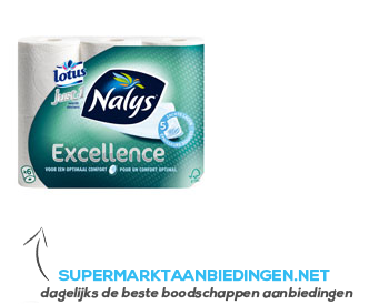 Lotus excellence toiletpapier aanbieding