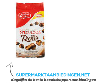 Lotus Speculoos rolls aanbieding