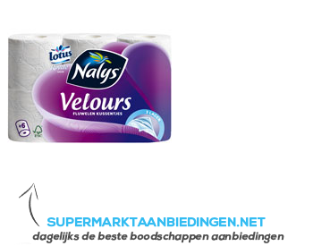 Lotus velours toiletpapier aanbieding