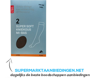 LTBD Kniekousjes super soft 15 den hazel aanbieding