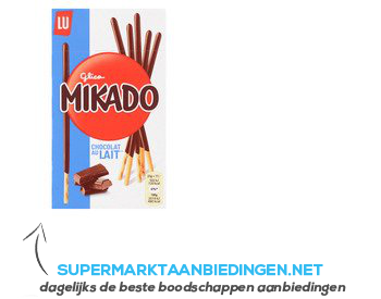 LU Mikado melkchocolade aanbieding