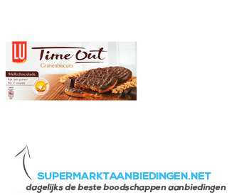 LU Time out granenbiscuits choco aanbieding