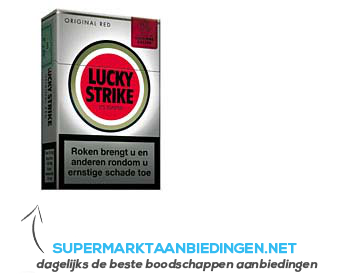 Lucky Strike Red filters, slof aanbieding